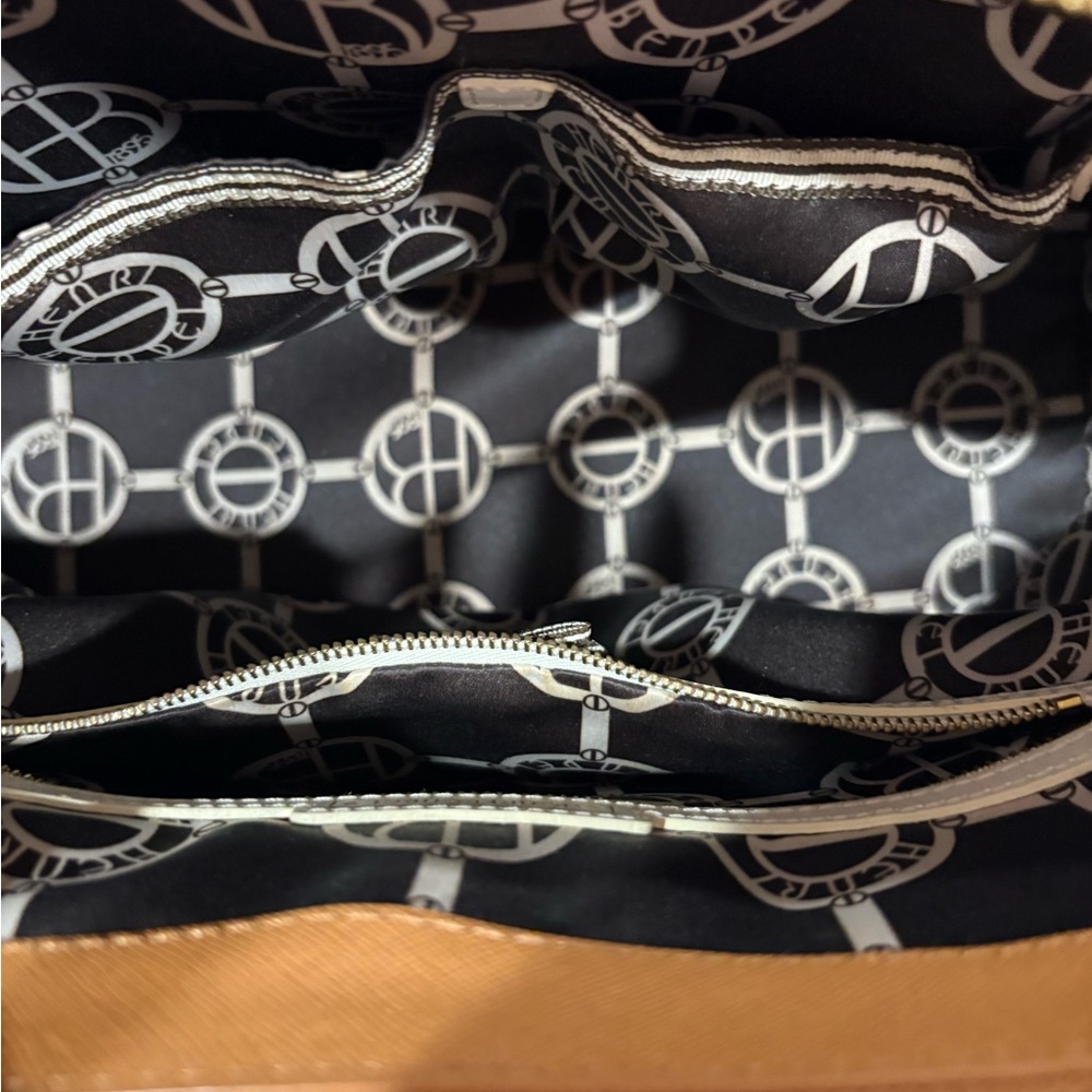 Henri Bendel Striped Tote with Tan Accents - Picture 4 of 6